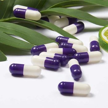 Capsule rigide HPMC separate viola di Healsee per erbe